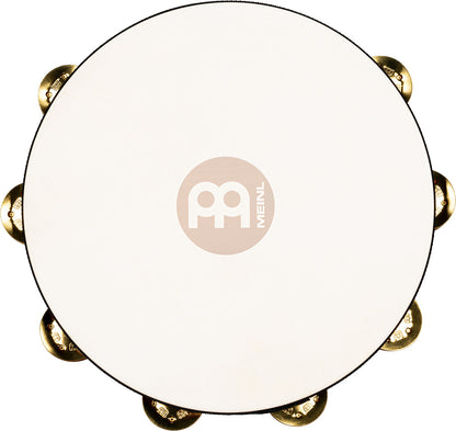 MEINL Percussion Traditional Wood Series Headed Tambourine - 10"