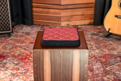 MEINL Percussion Deluxe Cajon Seat - Bordeaux