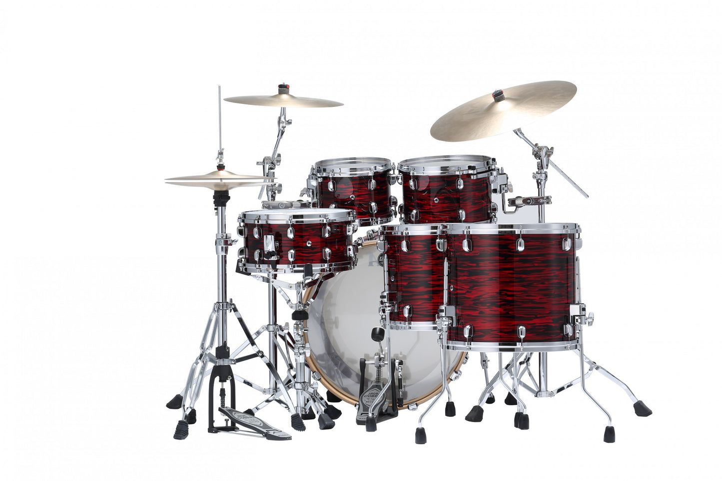 TAMA Starclassic Walnut/Birch Duracover Wrap Shell Kit 5 pcs - Red Oyster/Chrome HW