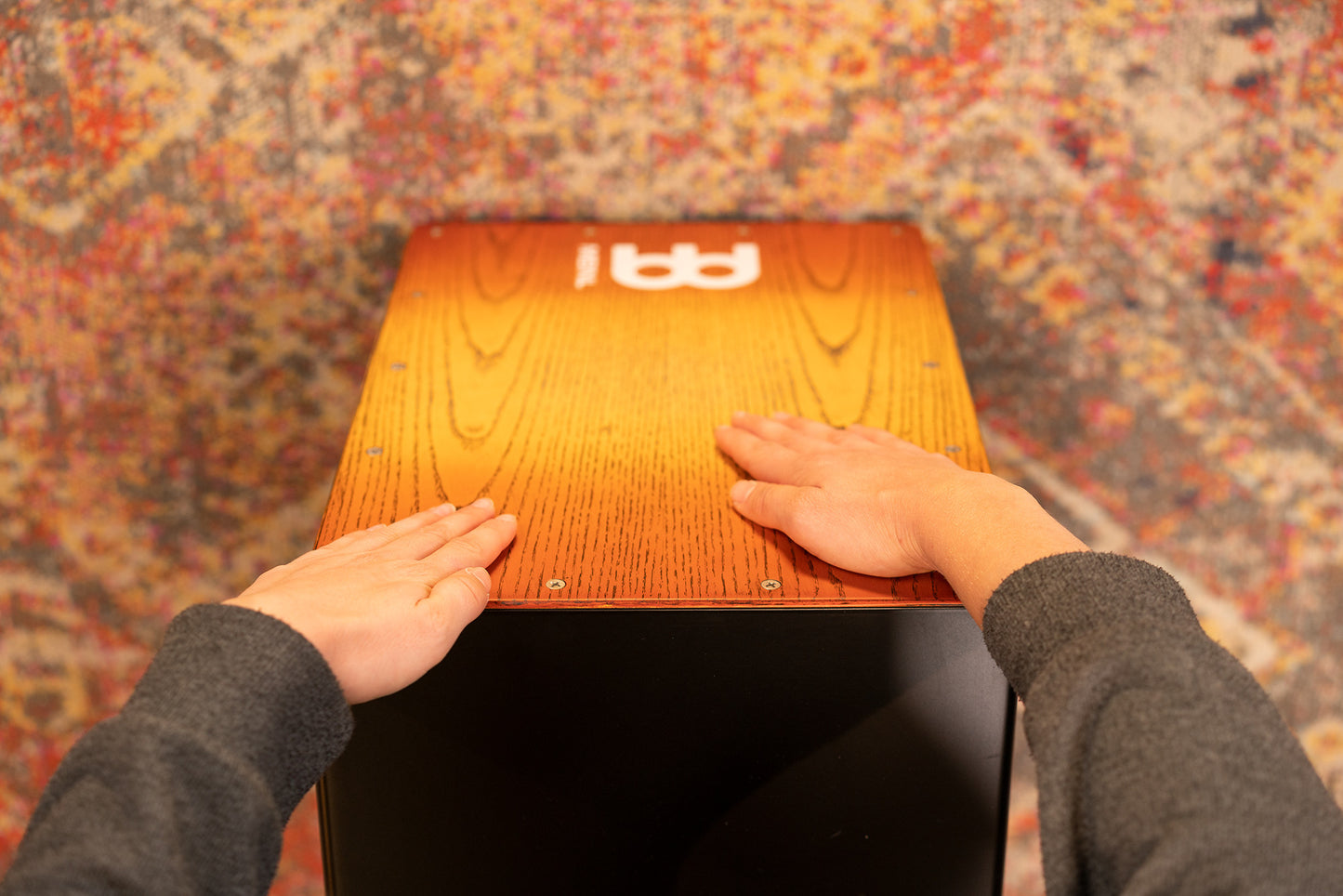 MEINL Percussion Headliner® Series Snare Cajon - Sonoran Amber Fade