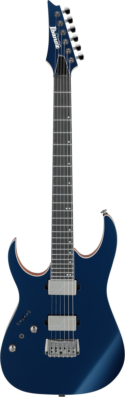 IBANEZ Prestige RG E-Gitarre 6-String Lefty - Dark Tide Blue Flat + Koffer