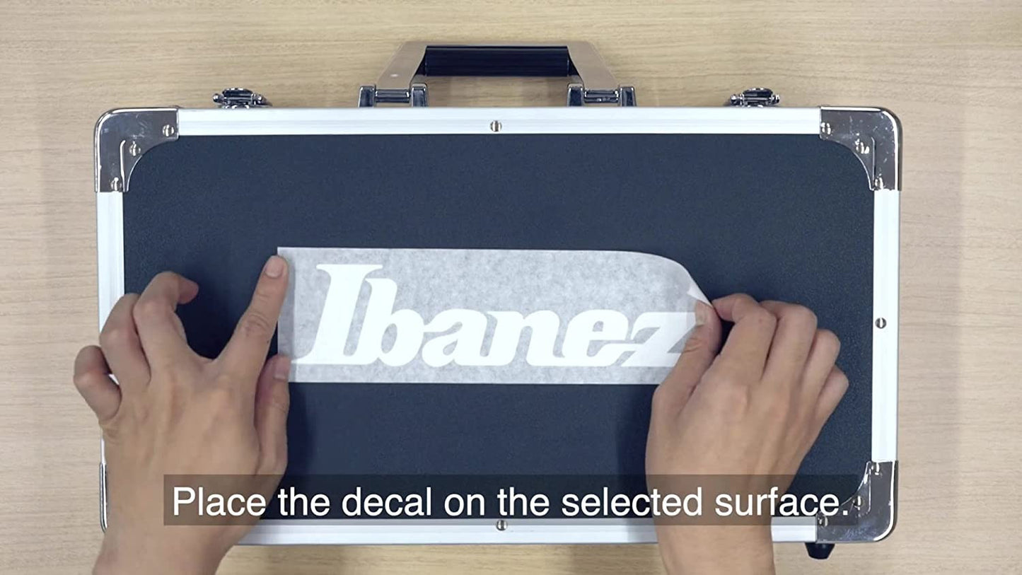 IBANEZ Sticker White Logo 230 mm x 56 mm