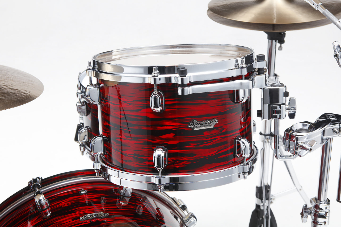 TAMA Starclassic Maple Duracover Wrap Shell Kit 3 teilig - Red Oyster/Chrom HW