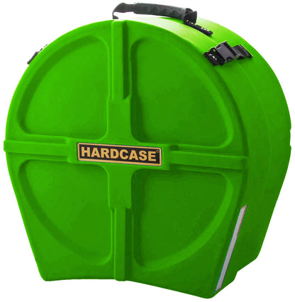 HARDCASE Floor Tom Case 14" - Light Green / komplett gepolstert