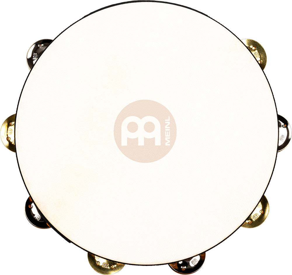 MEINL Percussion Traditional Wood Series Headed Tambourine - 10"