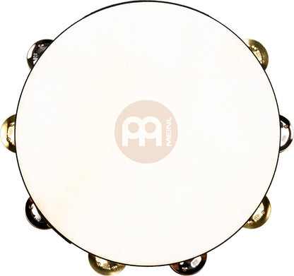 MEINL Percussion Traditional Wood Series Headed Tambourine - 10"