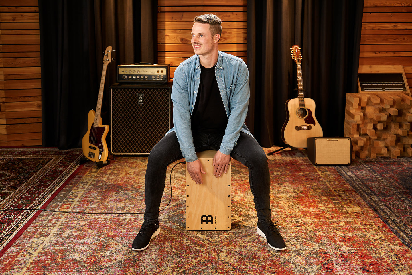 MEINL Percussion Woodcraft Series Pickup Cajon - Natural