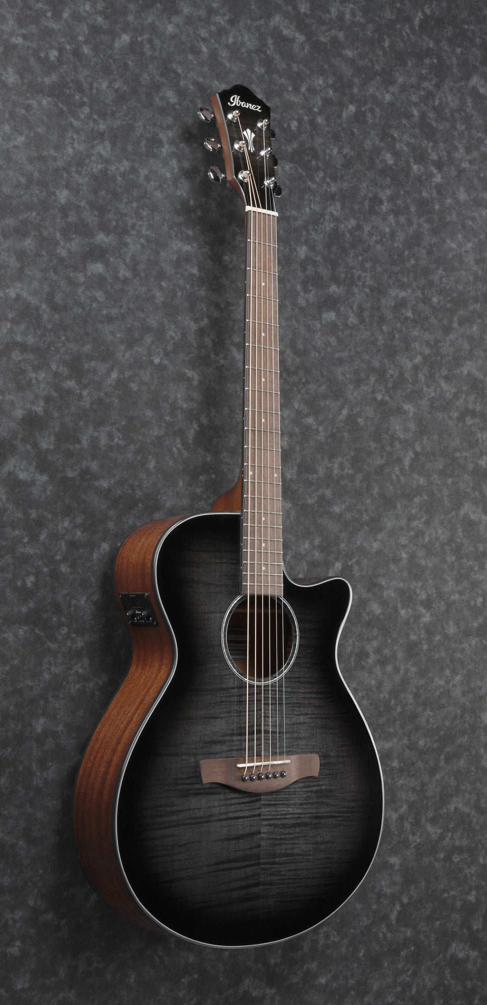 IBANEZ AEG Acoustic Guitar 6-String - Transparent Charcoal Burst