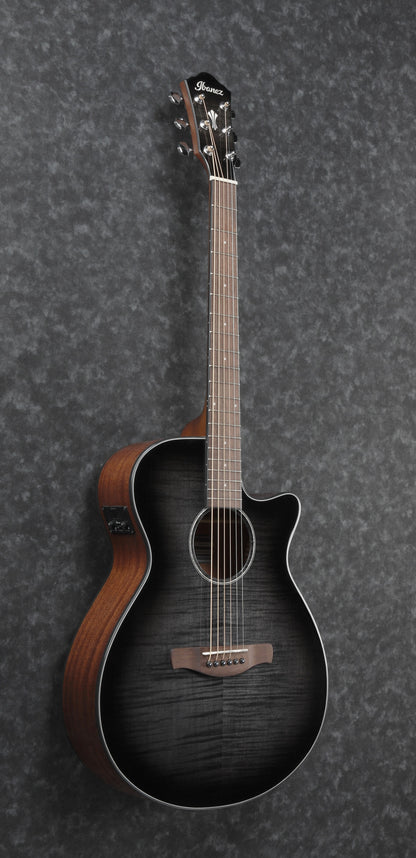 IBANEZ AEG Acoustic Guitar 6-String - Transparent Charcoal Burst