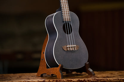ORTEGA Earth Series Concert Ukulele 4 String - Okoume Coal Black