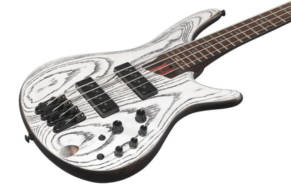 IBANEZ Premium SR E-Bass 4-String - Icebreaker Wave Flat + Gigbag