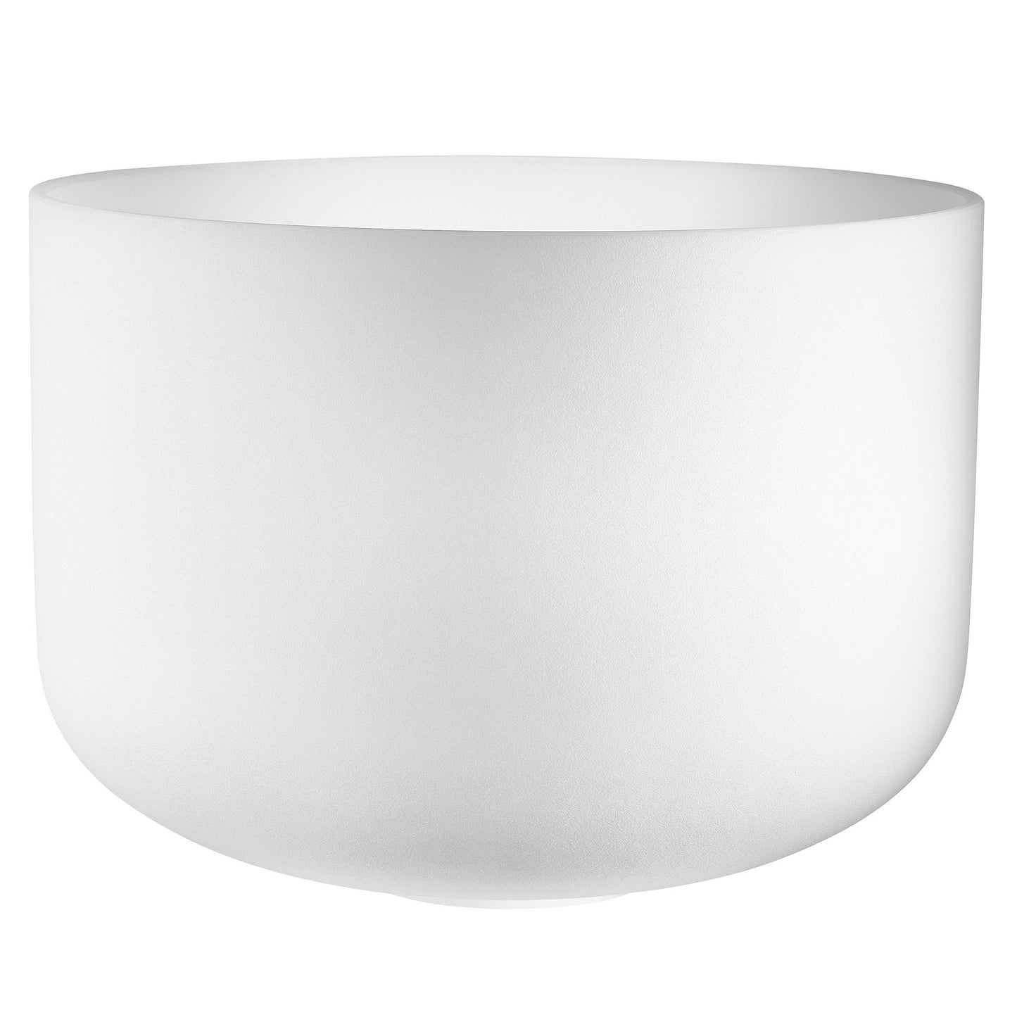 MEINL Sonic Energy White-Frosted Crystal Singing Bowl 16" - E3/Solarplexus Chakra/432 Hz