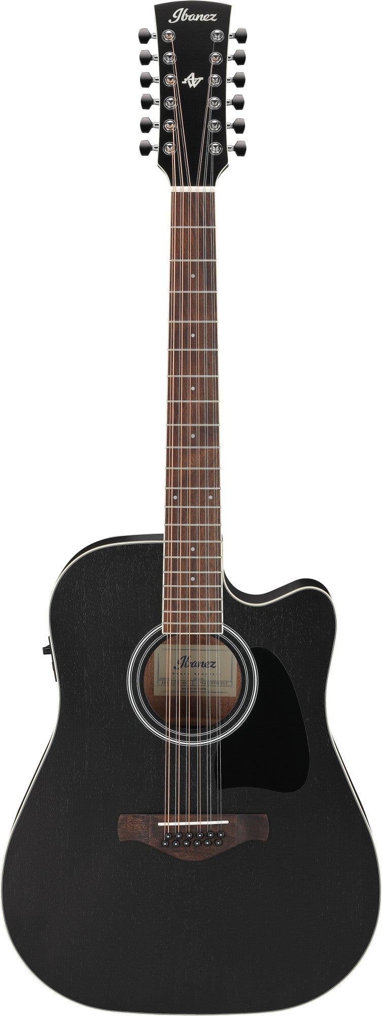 IBANEZ Artwood AW Akustikgitarre 12-String - Weathered Black
