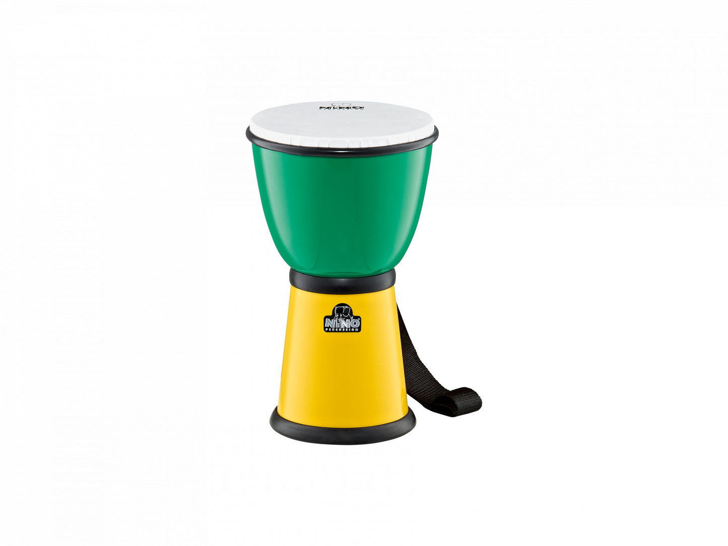 NINO Percussion ABS Djembe - 8" - Green/Yellow