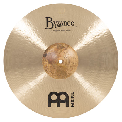 MEINL Cymbals Byzance Traditional Polyphonic HiHat - 15"