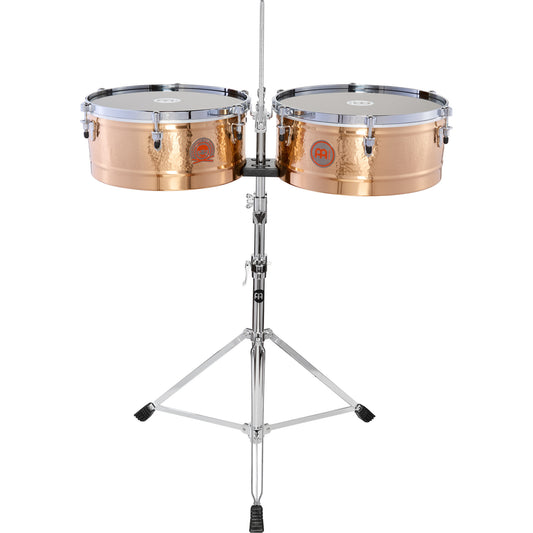 MEINL Percussion Artist Series Patricio "El Chino" Diaz Signature 14" & 15" Timbales - Bronze