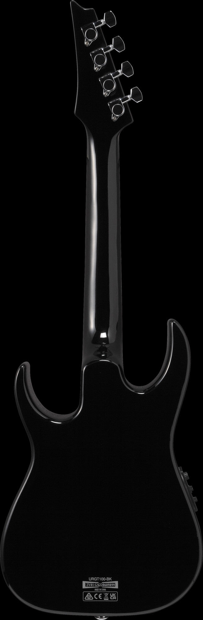IBANEZ RG Ukulele Black High Gloss