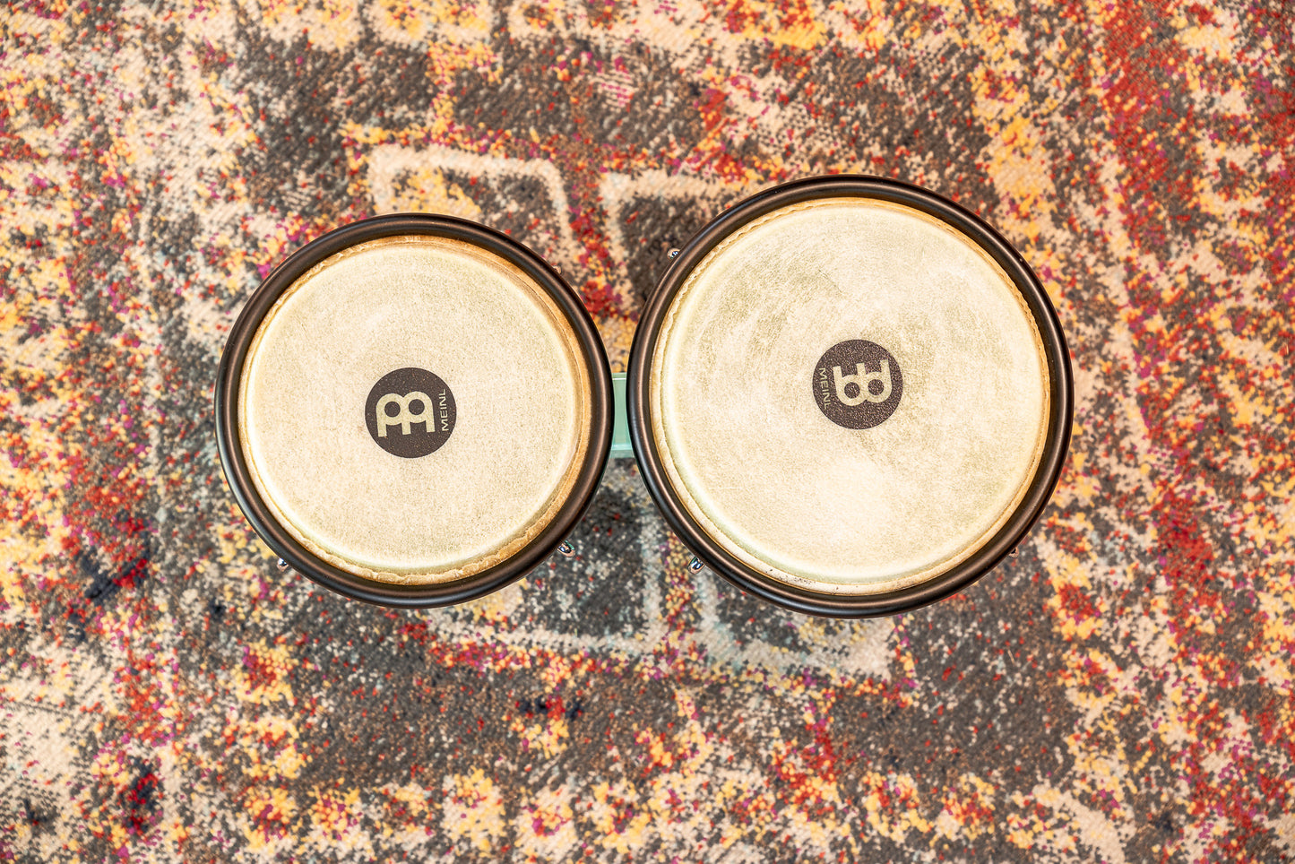 MEINL Percussion Journey Series Bongo 6 1/2" Macho & 7 1/2" Hembra - Seafoam Green