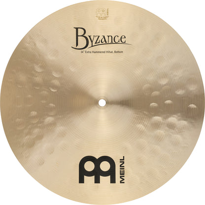 MEINL Cymbals Byzance Traditional Extra Hammered Hihat - 14"