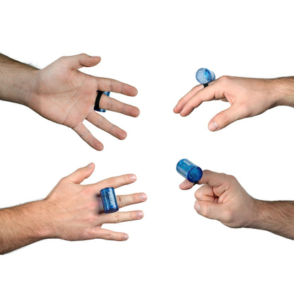 ORTEGA Sound Effect Serie Finger Shaker - Blue Sparkle