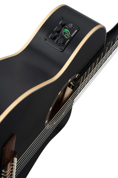 ORTEGA Family Series 3/4 Konzertgitarre 6-String - Satin Black + Gigbag