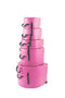 HARDCASE Rock/Fusion Case Set- 22“ Bass Drum, 10“ Tom, 12“ Tom, 14“ Floor Tom, 16“ Floor Tom, 14“ Snare Drum - Pink / fully lined