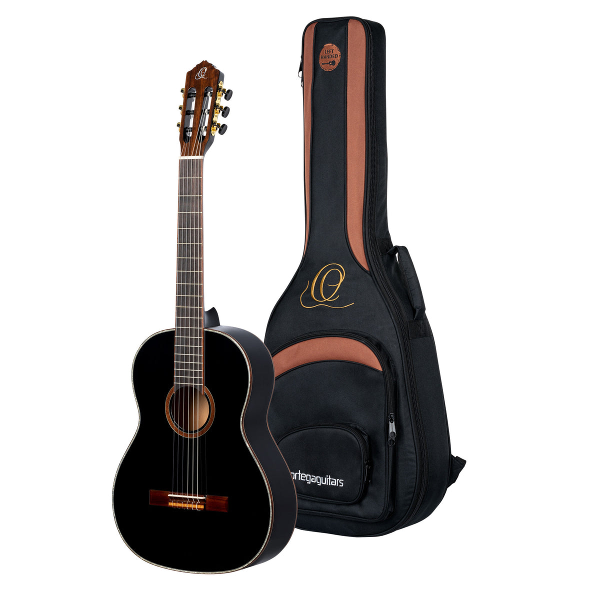 ORTEGA Family Series 4/4 Konzertgitarre 6 String Lefty - Fichte / Mahagoni + Bag