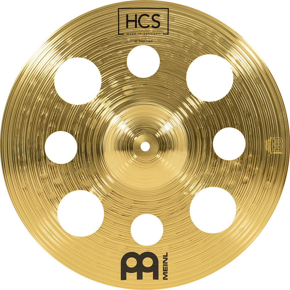 MEINL Cymbals HCS komplettes Beckenset - 14" Hihat/16" Trash Crash/18" Crash/20" Ride