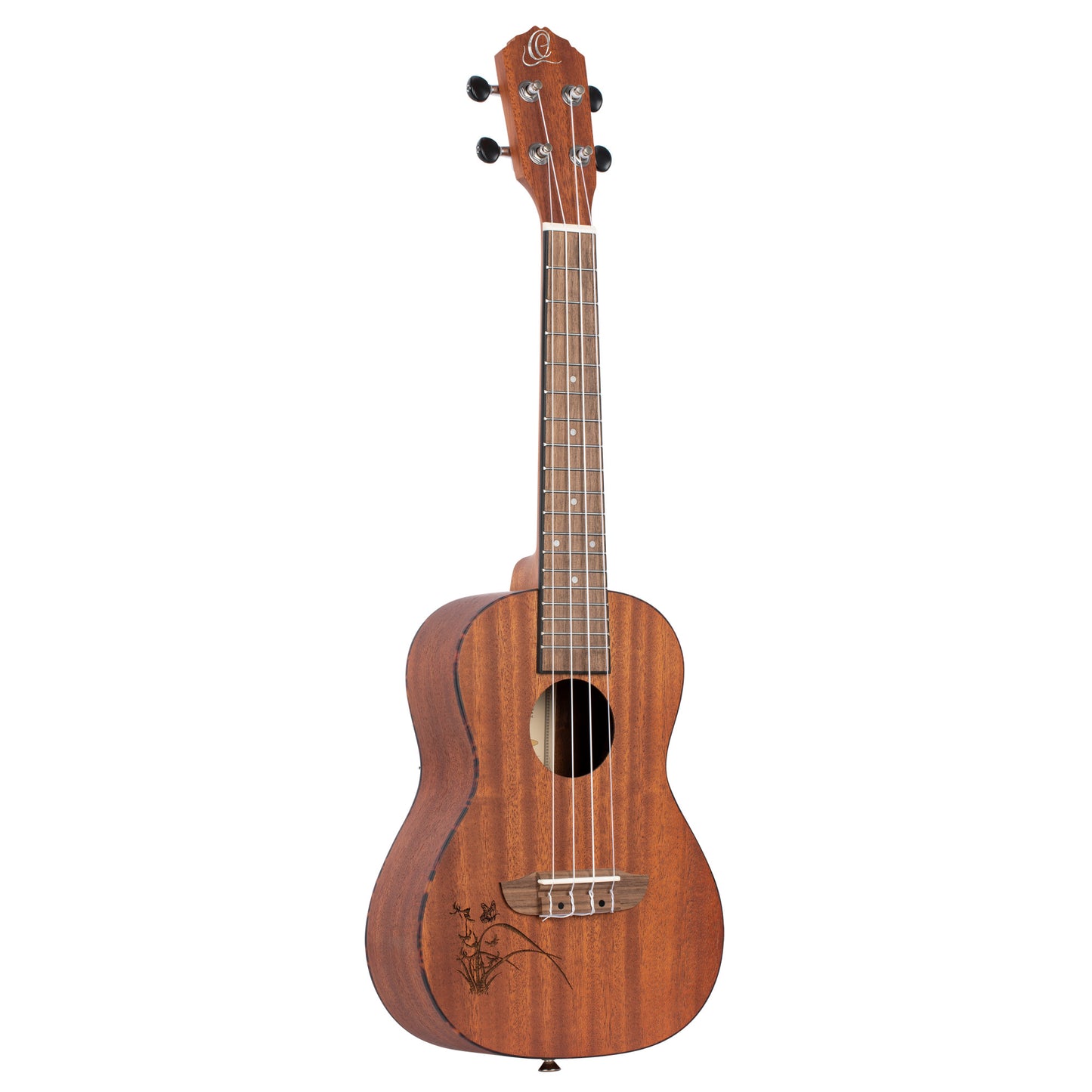 ORTEGA Bonfire Serie Konzert Ukulele 4 String Lefty - Fichte/Sapele Natur