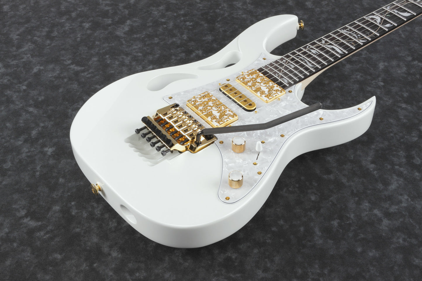 IBANEZ Steve Vai "PIA" Signature Edition E-Gitarre 6 String - Stallion White + Koffer M20RG