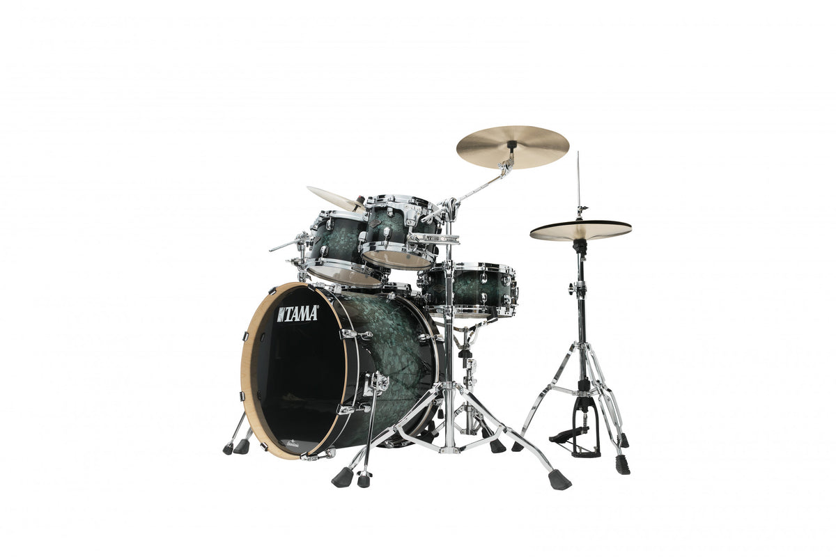TAMA Starclassic Performer Shell Kit 5 pcs - Molten Steel Blue Burst/Chrome HW