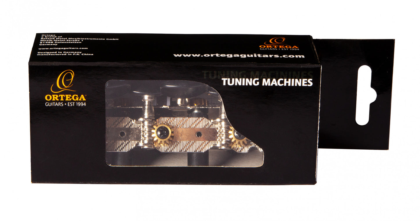 ORTEGA Student Series Guitar Tuning Machines - Chrome/Black