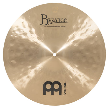 MEINL Cymbals Byzance Traditional Extra Hammered Hihat - 15"