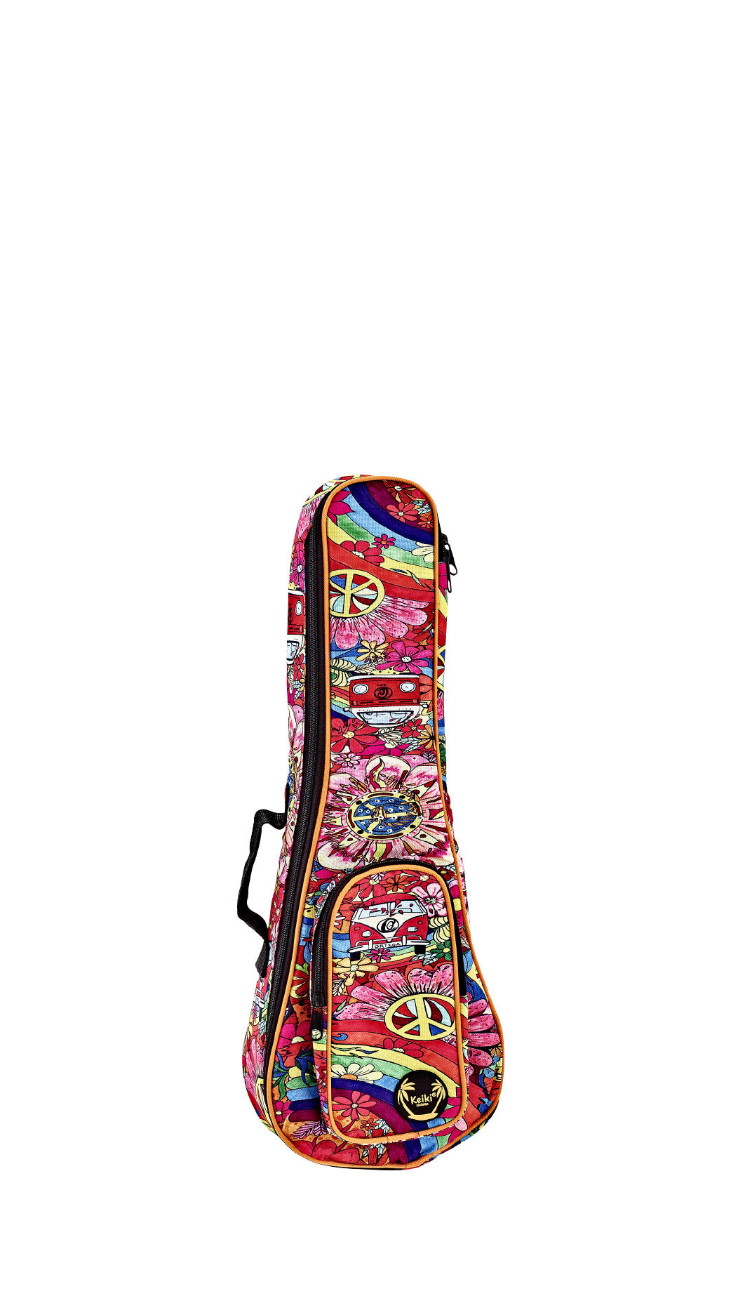 KEIKI Designer Serie Konzert Ukulele Bag - Peace '68
