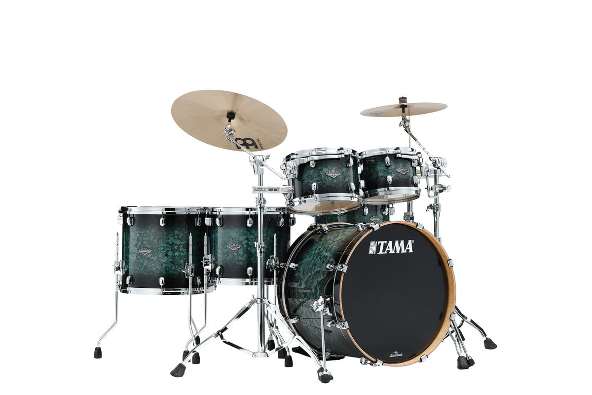 TAMA Starclassic Performer Shell Kit 5 pcs - Molten Steel Blue Burst/Chrome HW