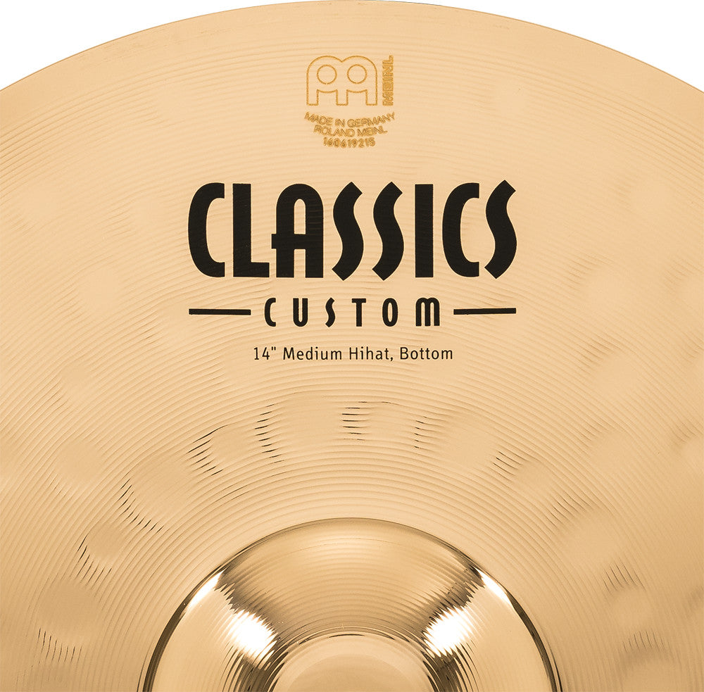 MEINL Cymbals Classics Custom Brilliant Medium HiHat - 14"