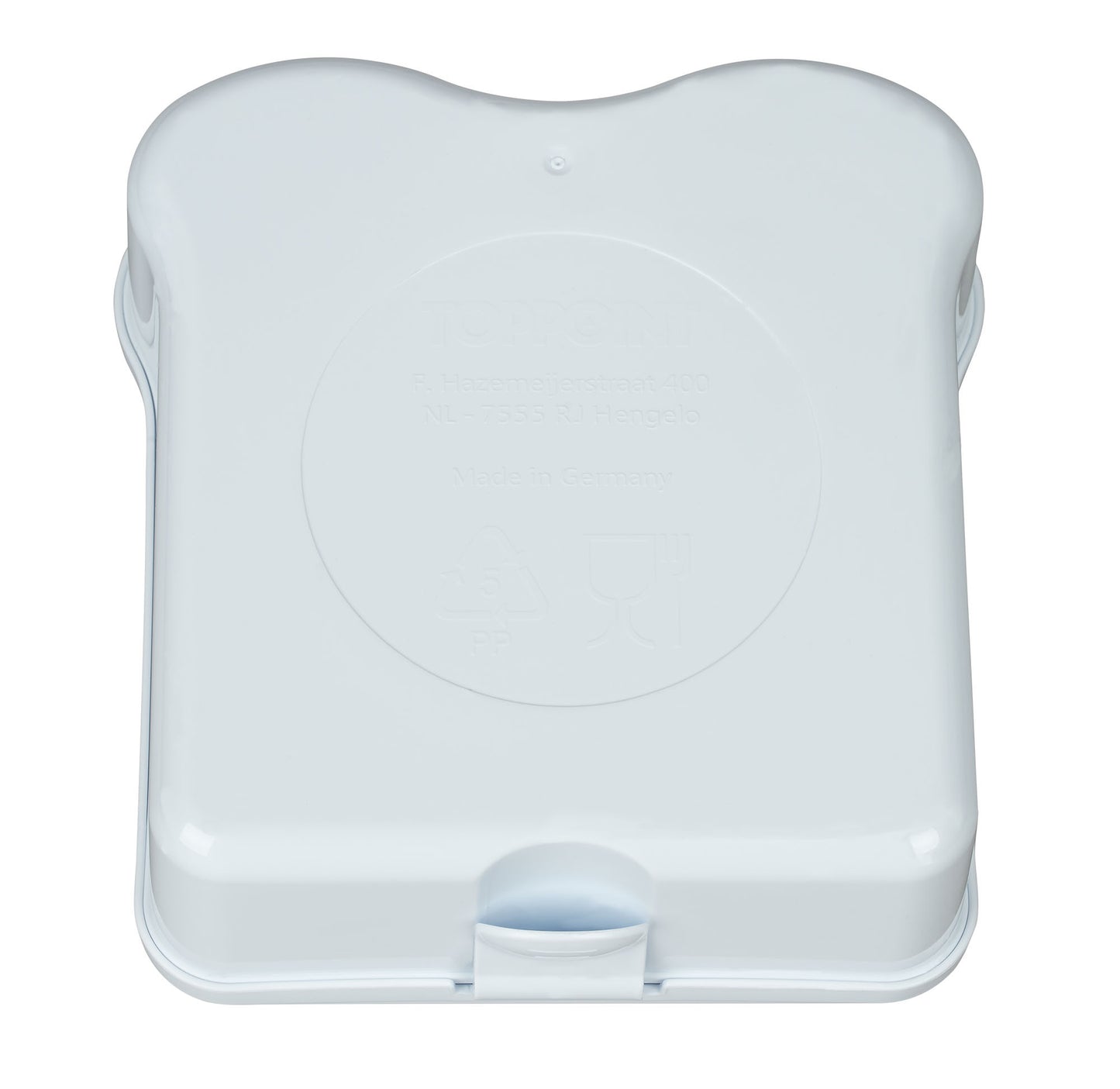 NINO Percussion Sandwichbox white - Click Closure - 0,6 L - BPA-free