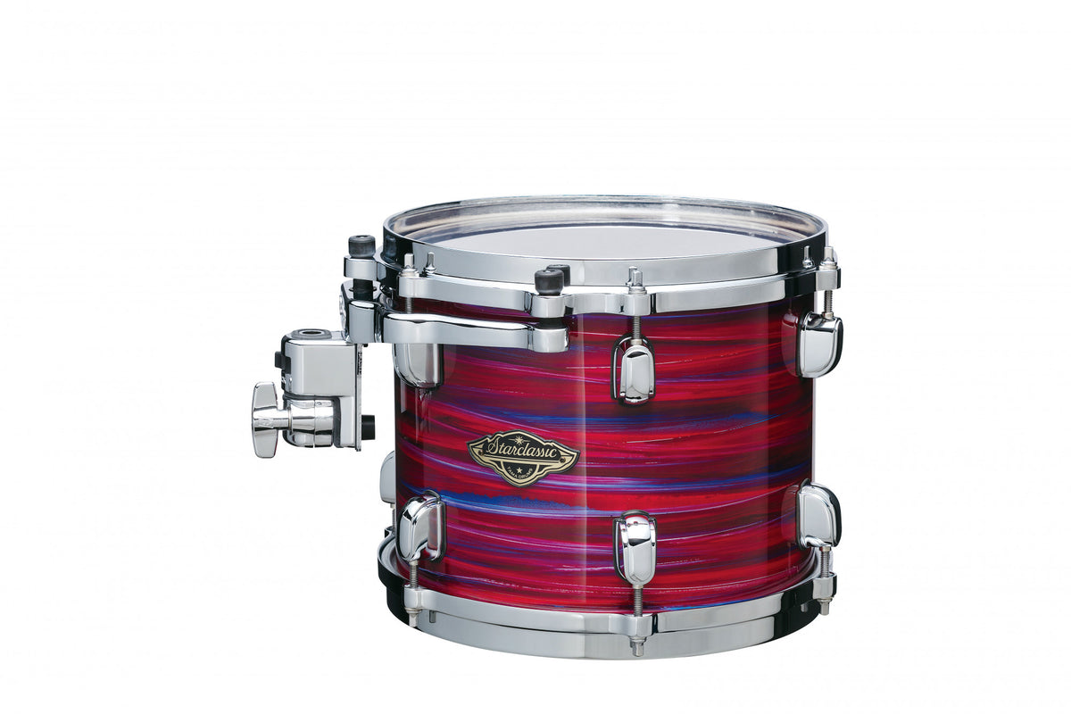 TAMA Starclassic Walnut/Birch Lacquer Rack Tom 13" x 10" - Lacquer Phantasm Oyster/Chrome HW
