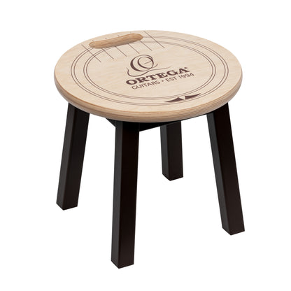 ORTEGA Wood-Bar-Stool 12" - Natural/Brown