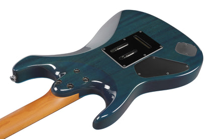 IBANEZ Martin Miller Signature E-Gitarre 6-String - Transparent Aqua Blue + Koffer