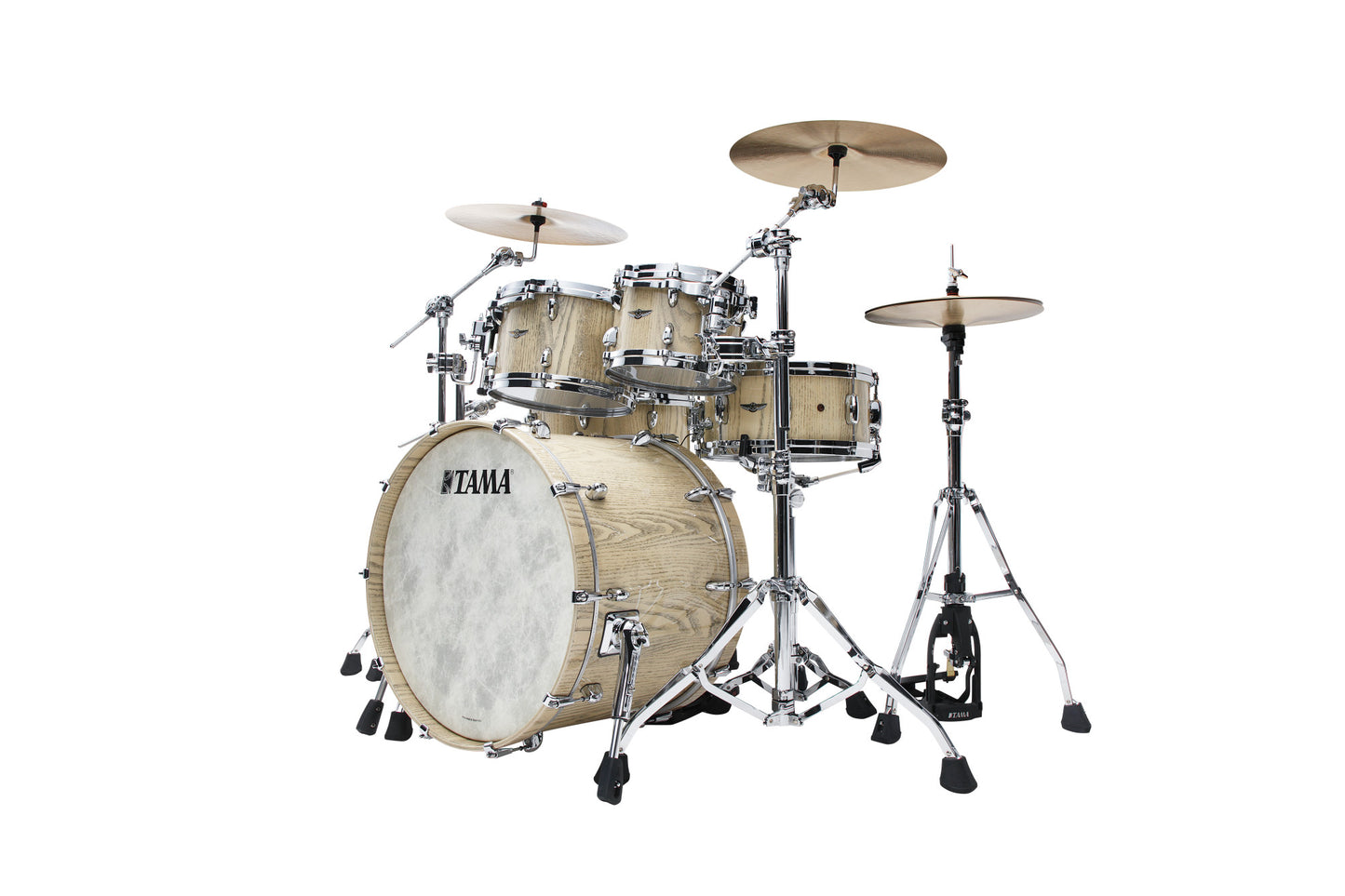 TAMA STAR Walnut Shell Kit 4 teilig - Antique White Japanese Chestnut/Chrom HW