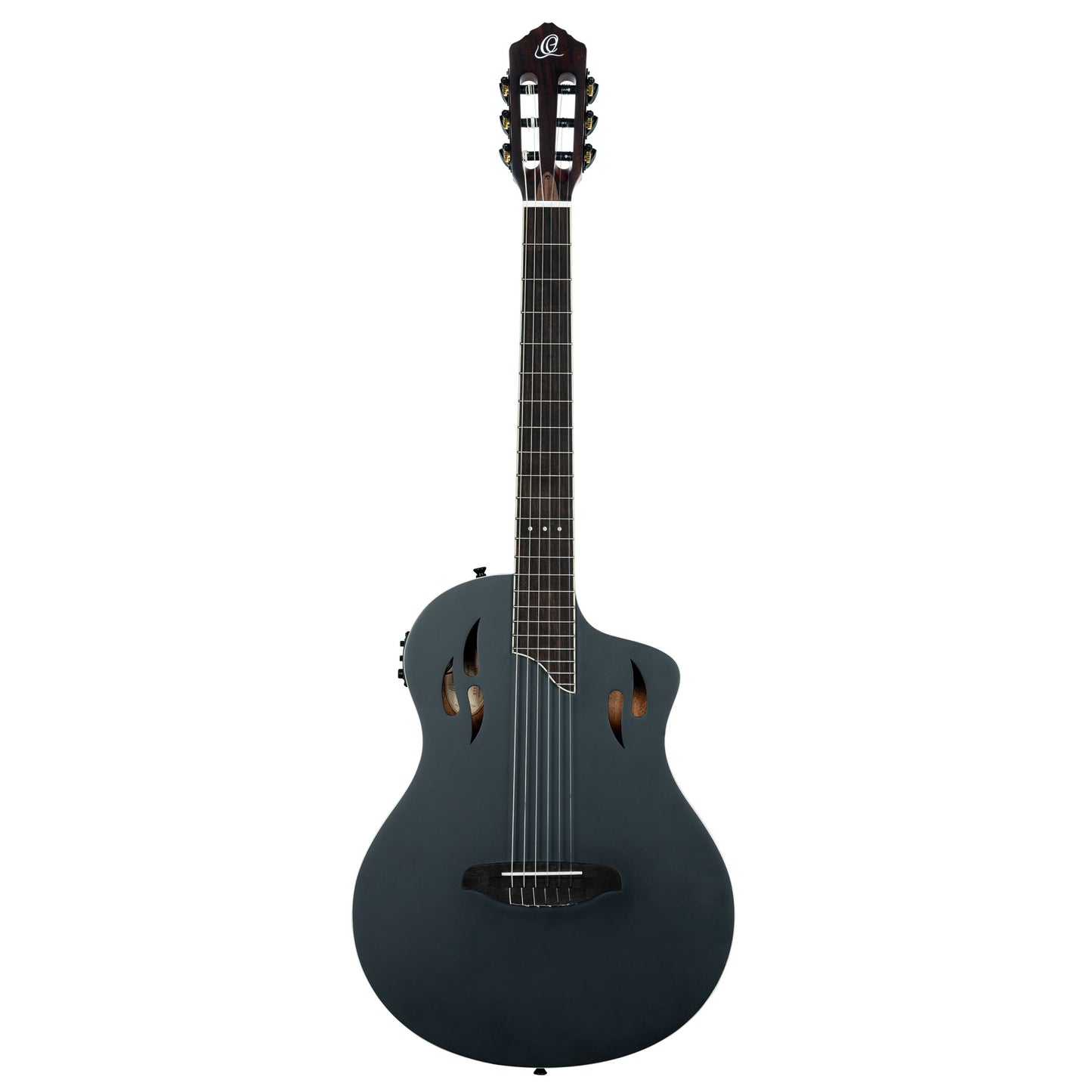 ORTEGA TourPlayer DeLuxe Nylon String Guitar 6-String - Spruce Black + Gig Bag