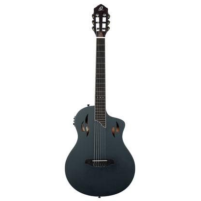 ORTEGA TourPlayer DeLuxe Nylon String Guitar 6-String - Spruce Black + Gig Bag