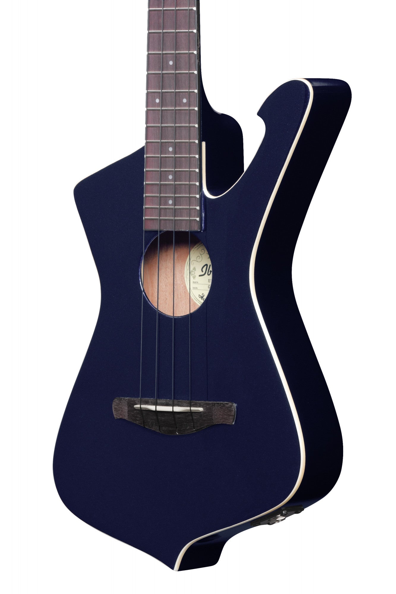 IBANEZ Iceman Tenor Ukulele 4-String - Midnight Metallic + Gigbag