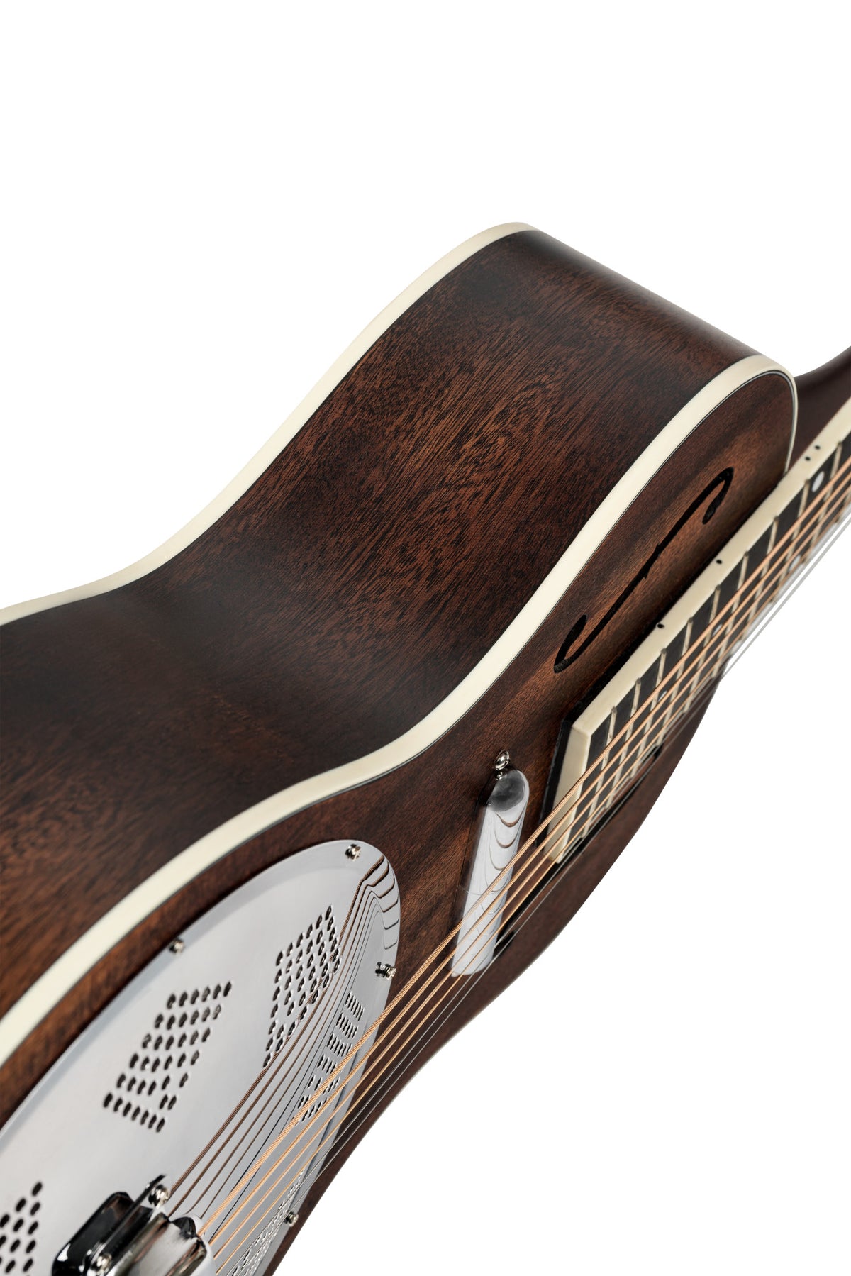 ORTEGA Americana Series Resonator Guitar 6 String - Whiskey Burst Matte / Chrome HW
