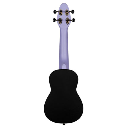 KEIKI K2 Serie Sopran Ukulele Set - Agathis / ABS Lavender Field
