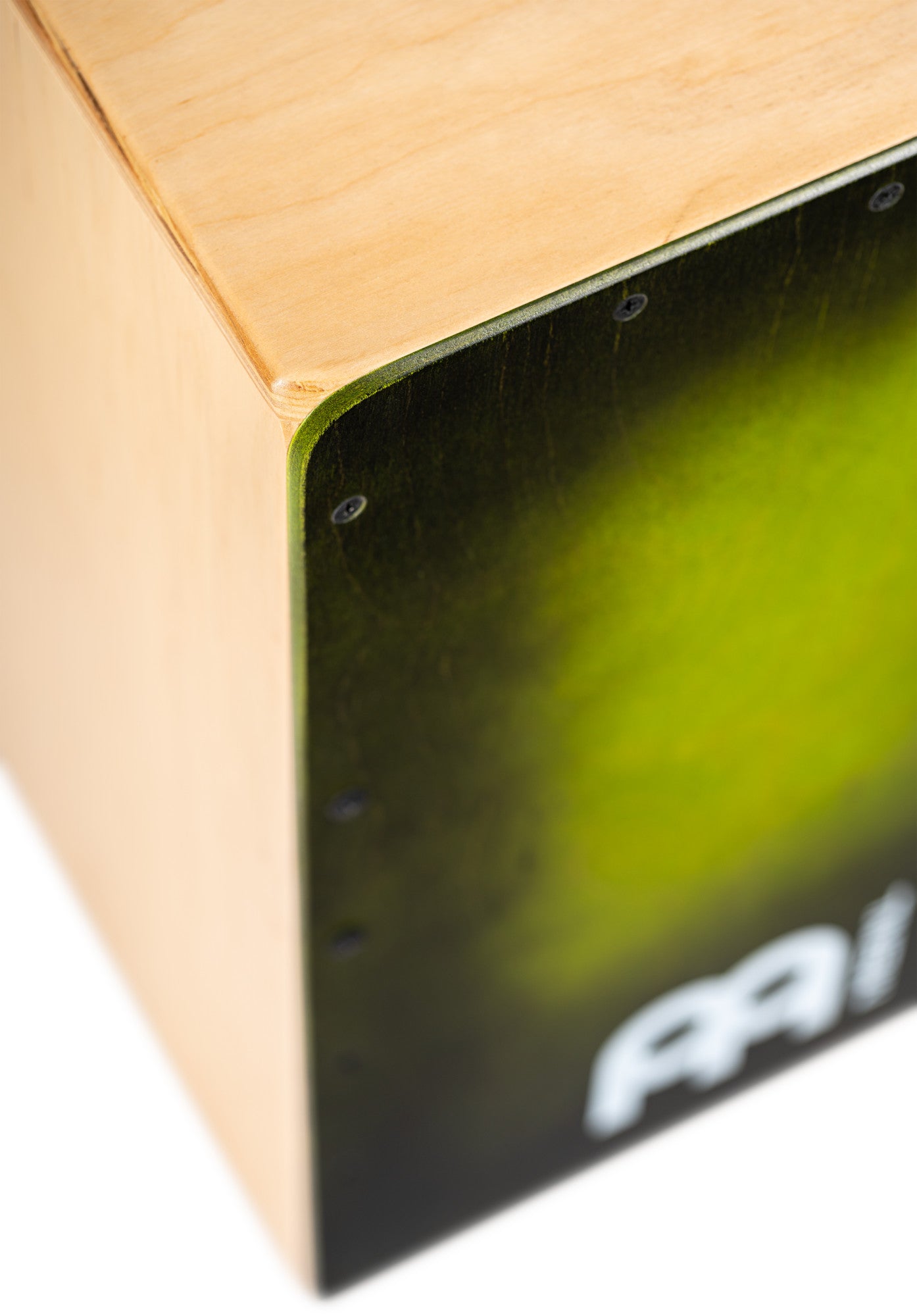 MEINL Percussion Snarecraft Series Snare Cajon 100 Special Edition - Green Burst