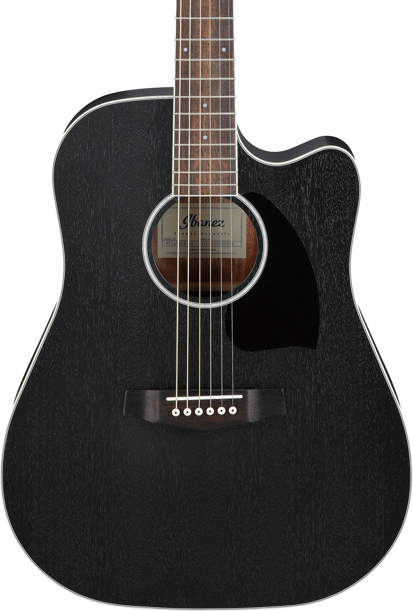 IBANEZ PF Performance Acoustic Guitar 6-String - Weathered Black Open Pore