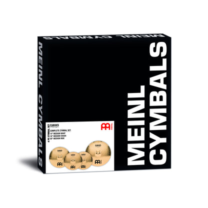 MEINL Cymbals Classics Custom Brilliant Complete Cymbal Set