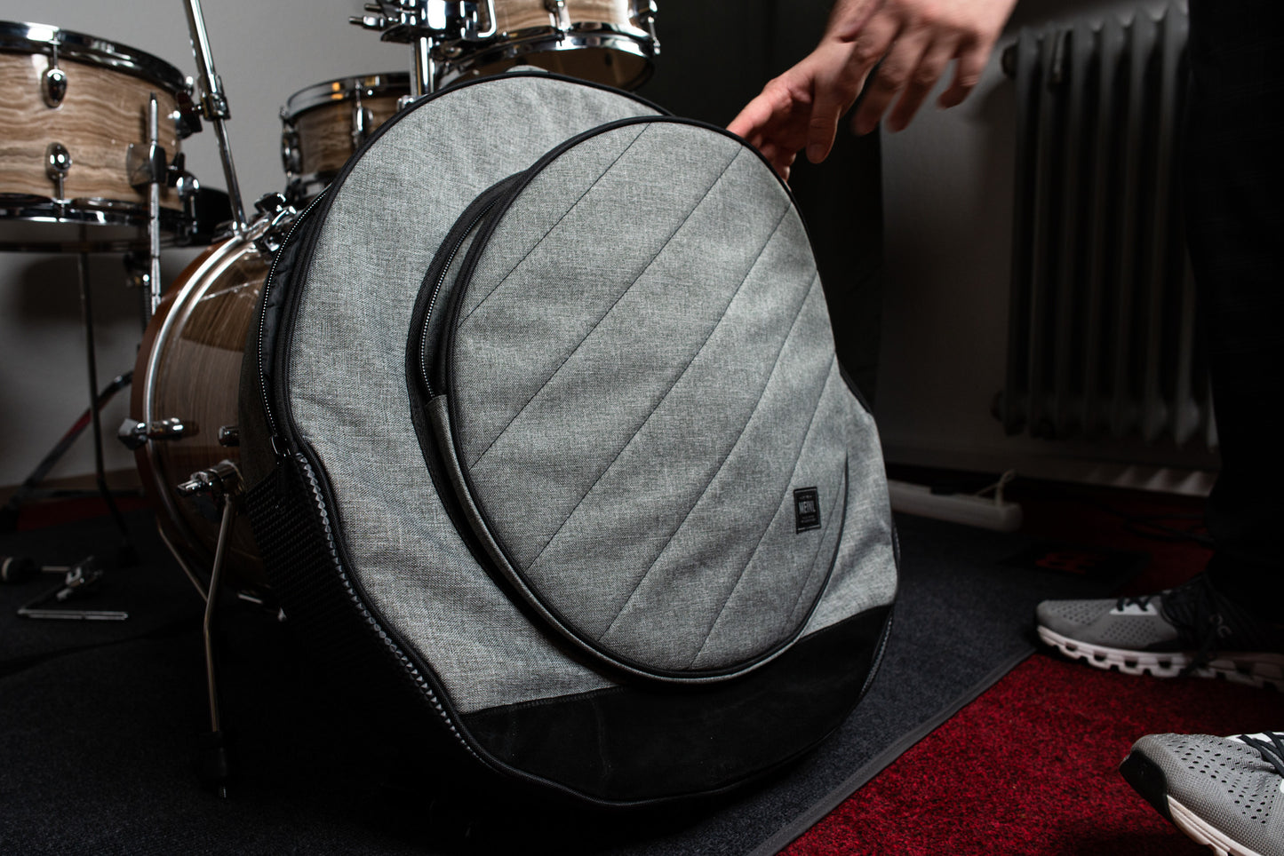 MEINL Cymbals Classic Woven Cymbal Bag - 22” Gray